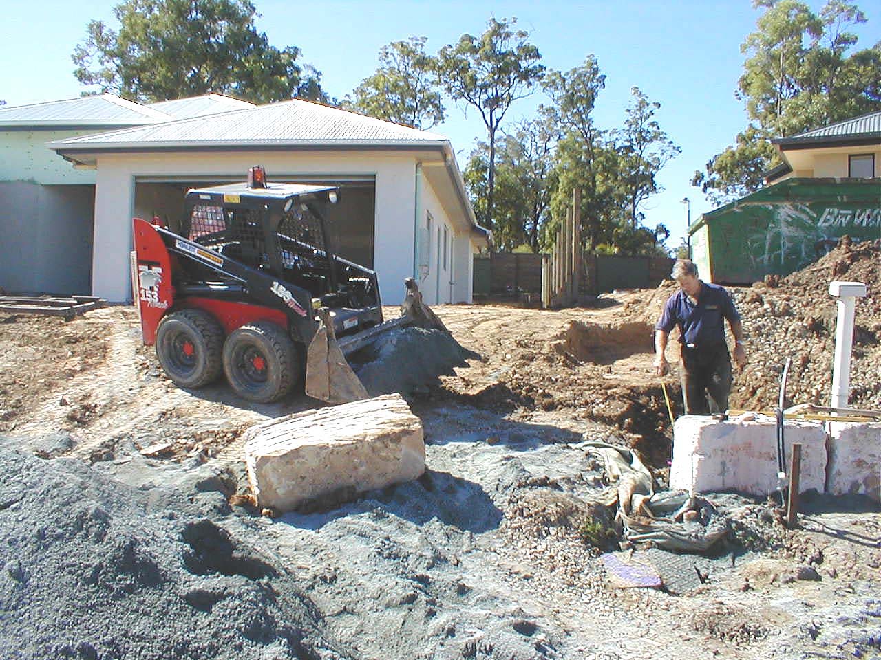 Hire Skid Steer With 6Mt Tipper And Borer Skid Steer Loaders
