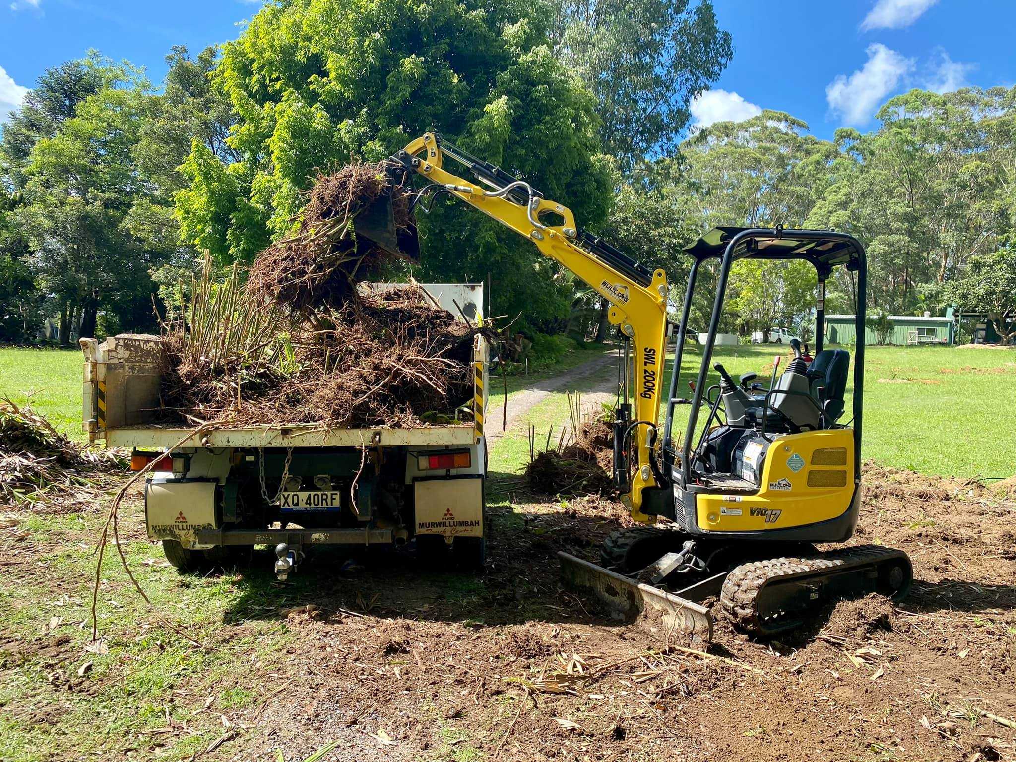 Hire 1.7T Excavator and Tipper Combo