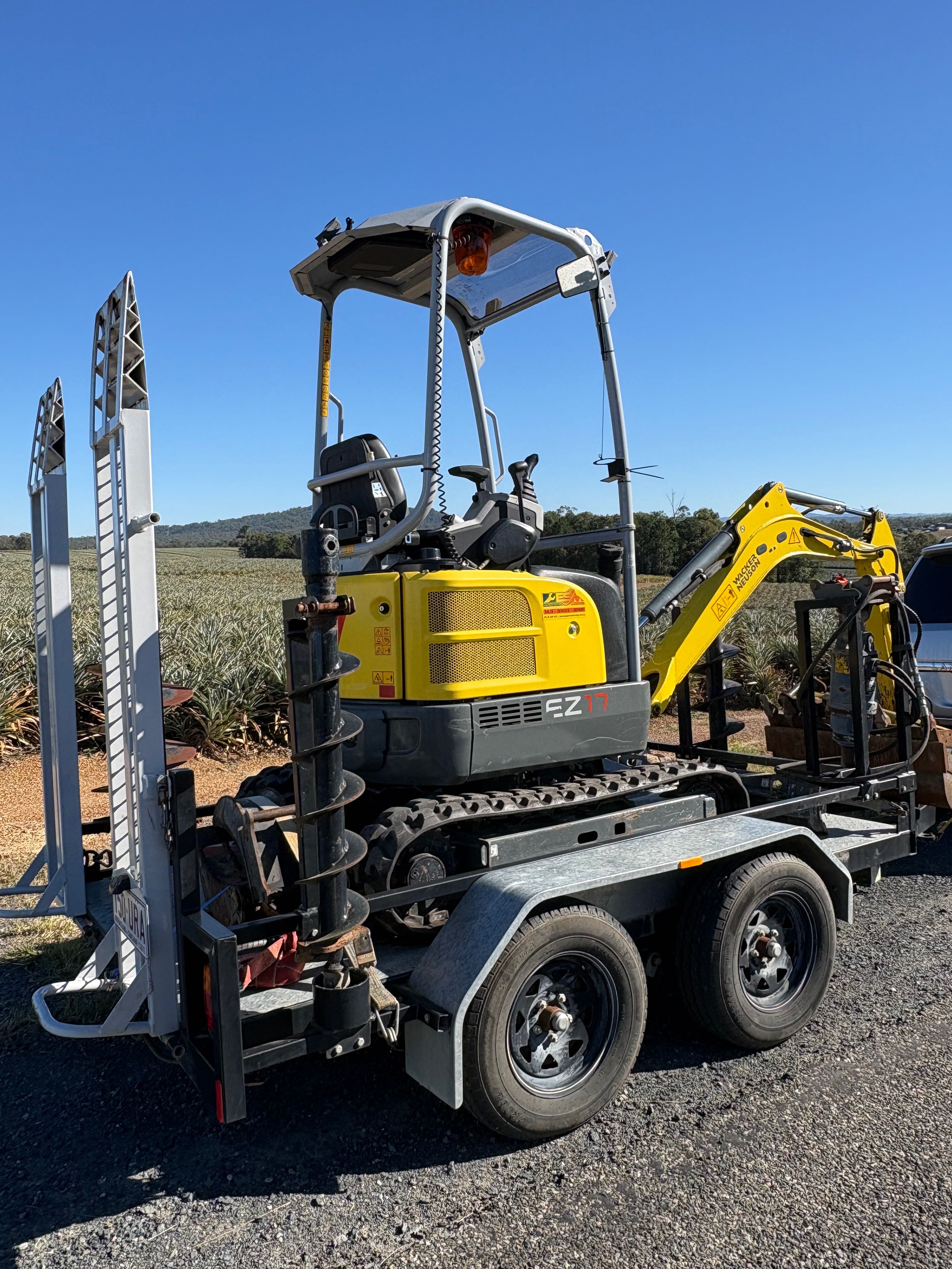 1.7T Excavator Hire