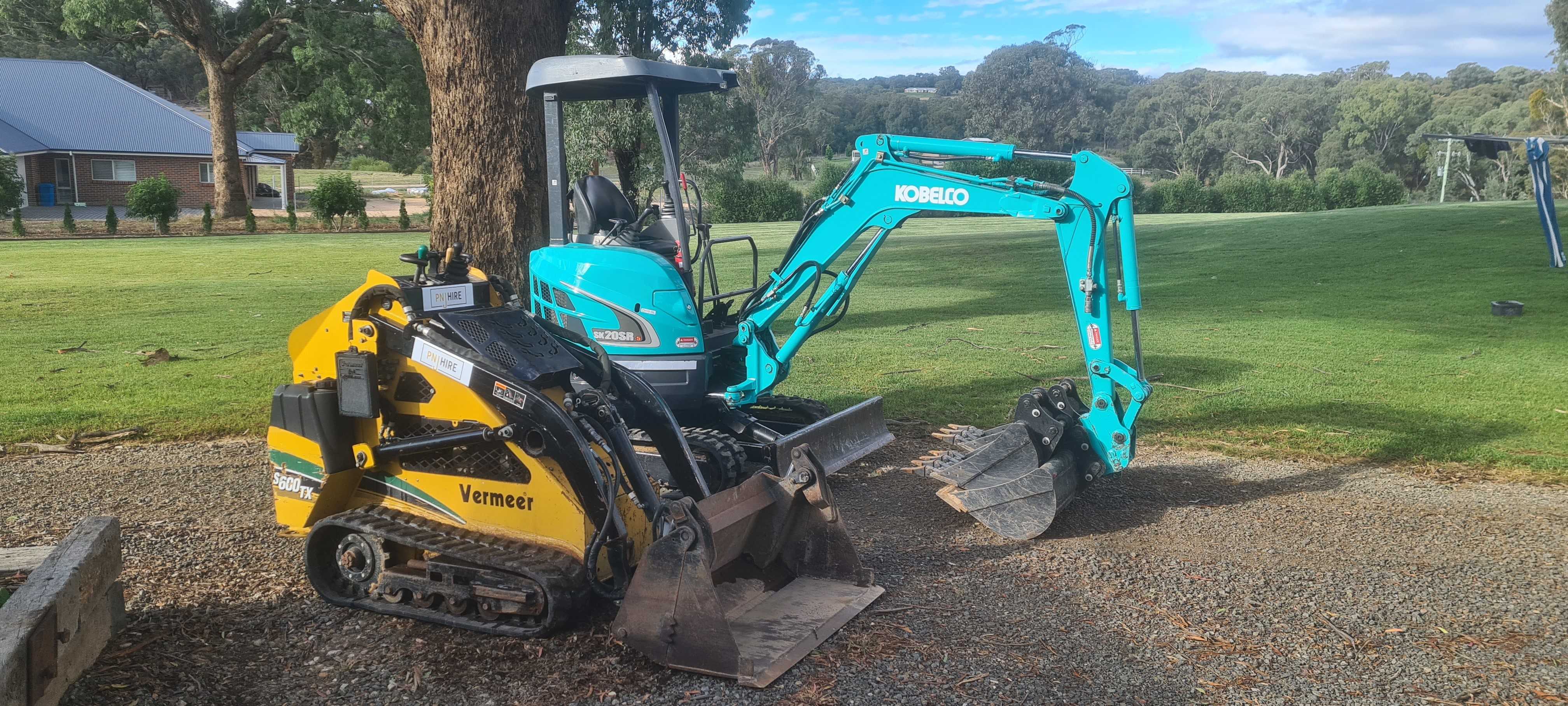 Hire Kobelco 2.2T Excavator With Trailer