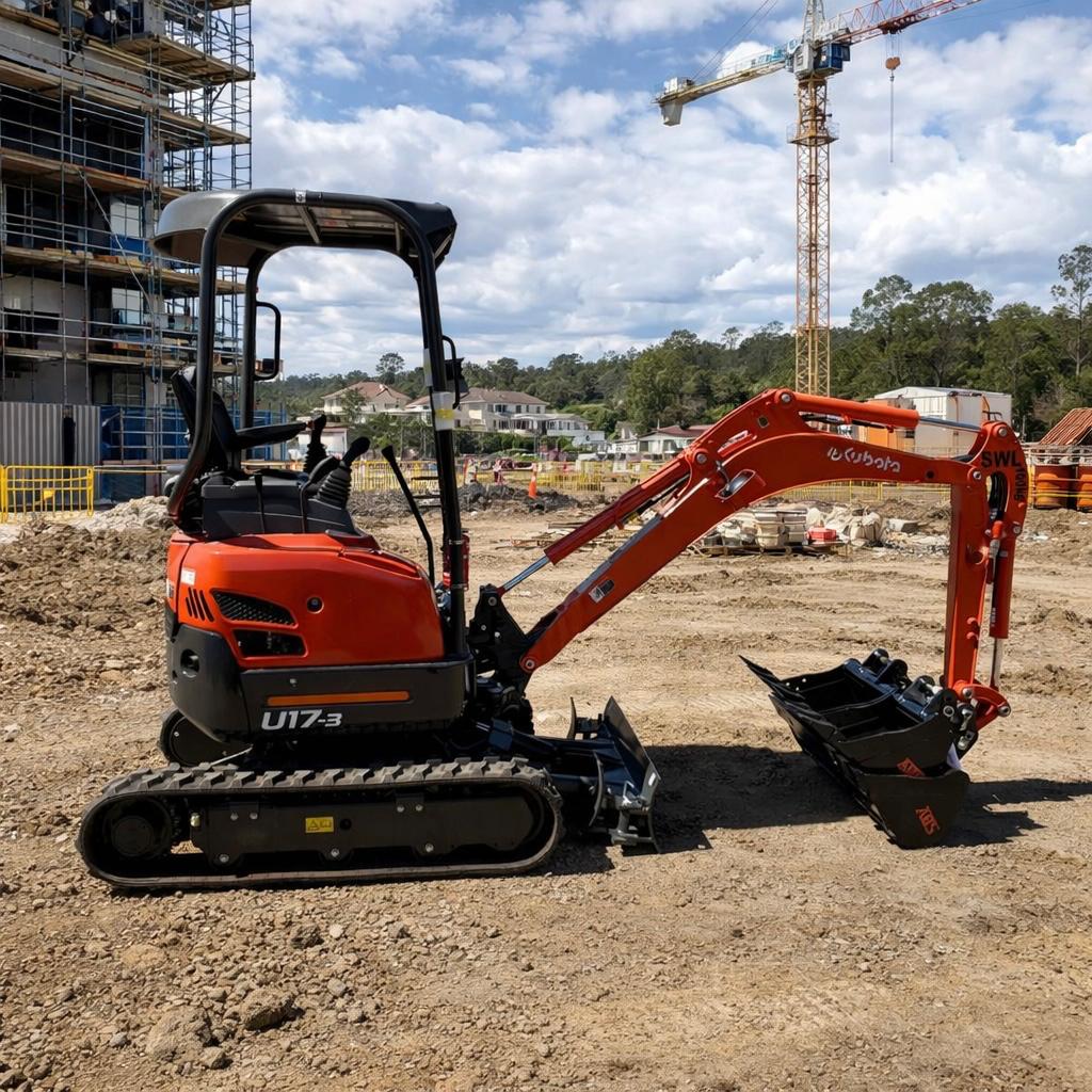 Kubota 1.7T Mini Excavator – Dry Hire
