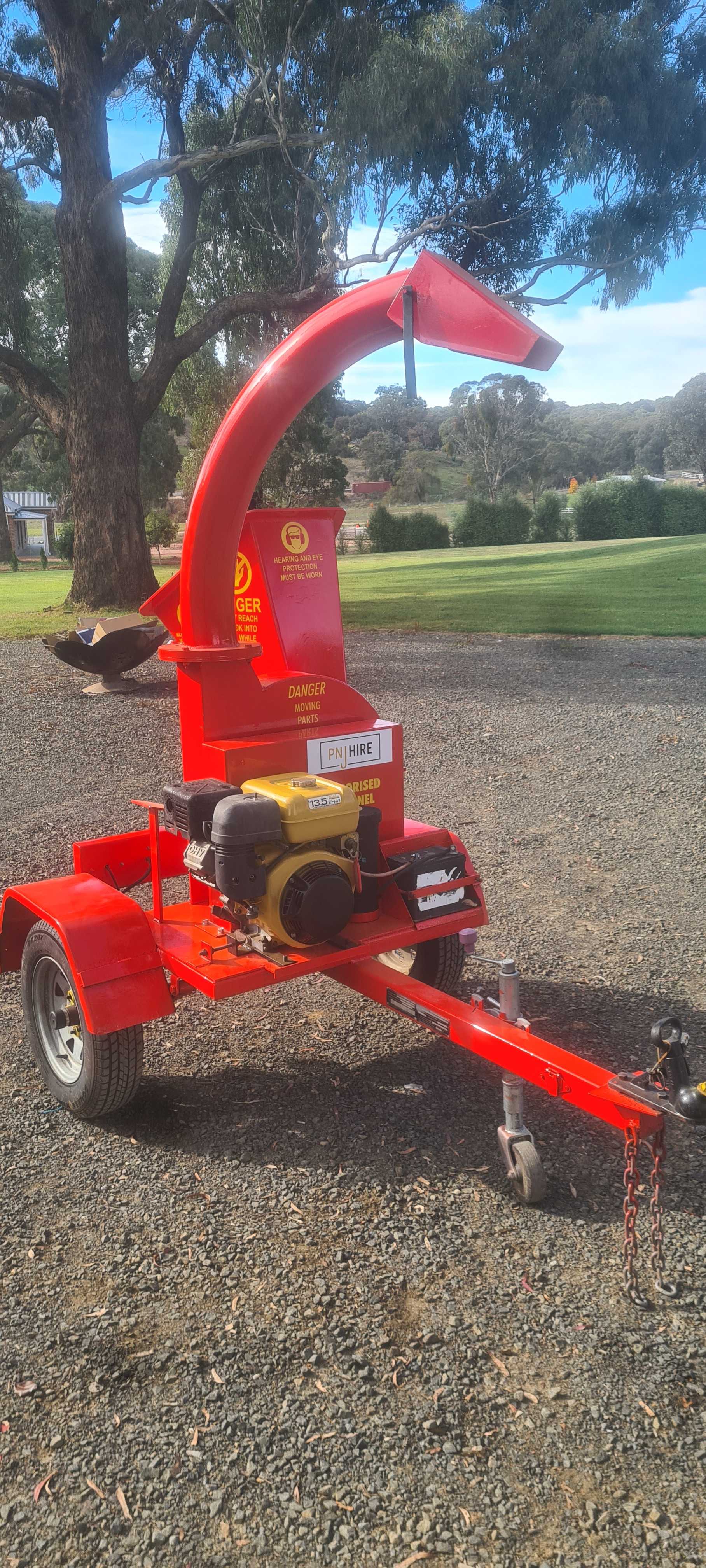 Hire 100mm Petrol Wood Chipper 