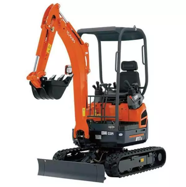 Hire 1.7T Excavator - Kubota U17